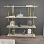 Hanah Home Moss - Blanco, Dorado